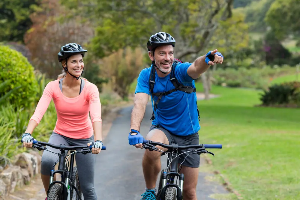 mountain biking